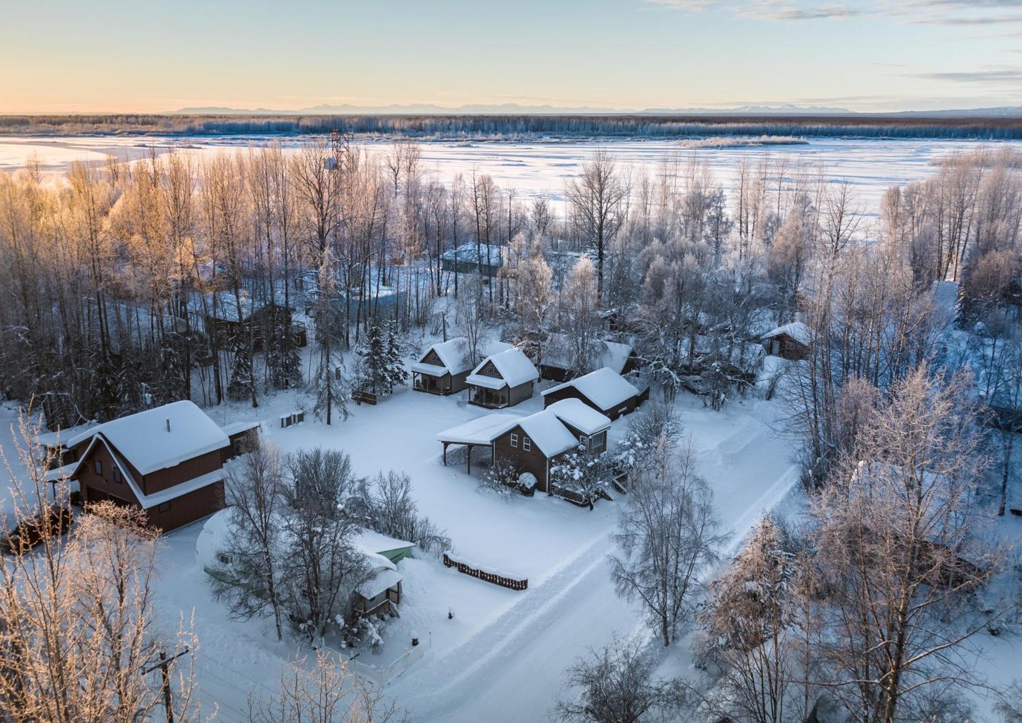 Downtown Talkeetna Cabin! Susitna Cabin Esterno foto